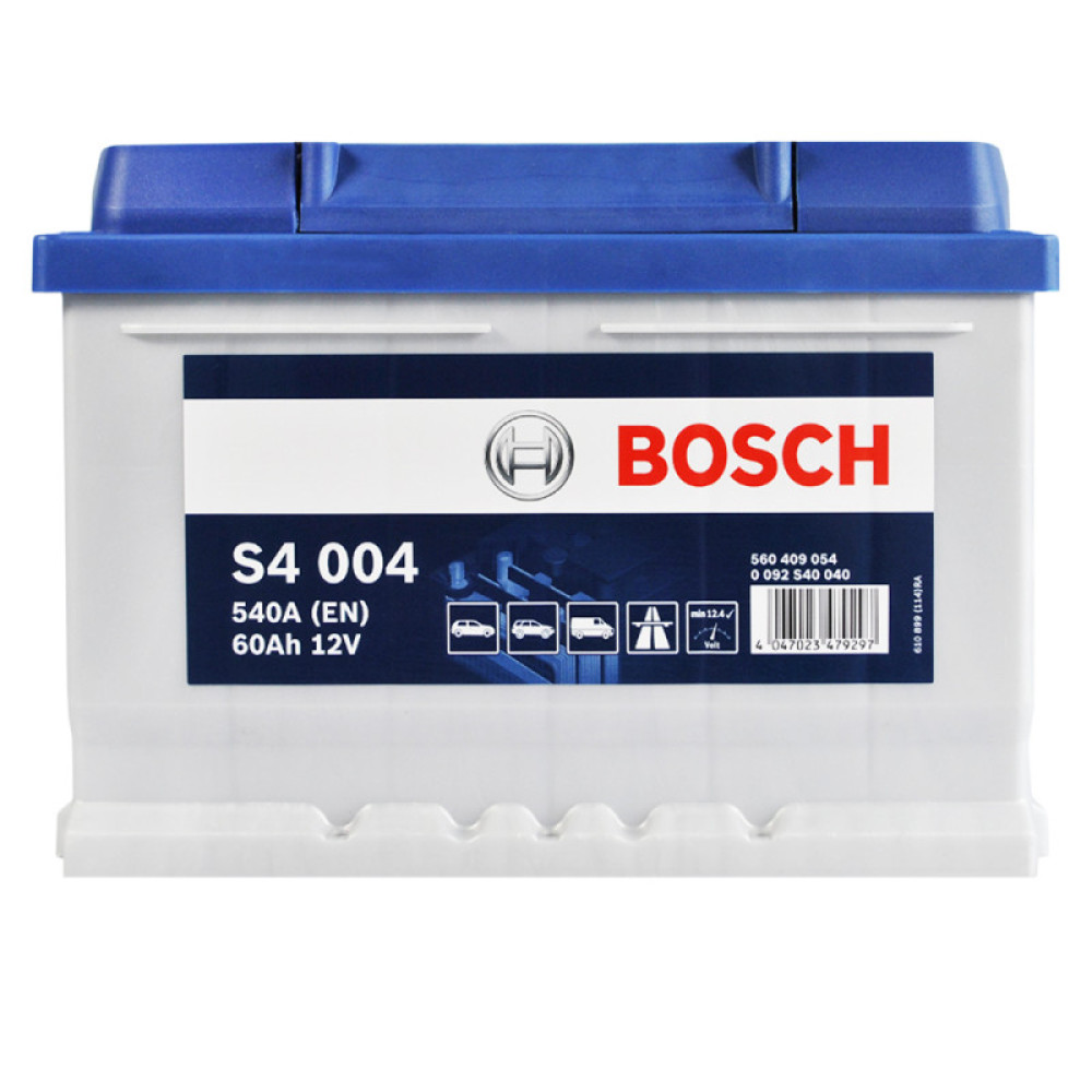 Batería Bosch S4 004 60Ah 540A R+ Valencia | Batmarket